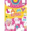 MOJE LAMY I ALPAKI (KOLOROWANKA Z NAKLEJKAMI I BROKATEM!!!)
