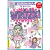 KOLOROWANKA ZE WZOREM WRÓŻKI Z NAKLEJKAM
