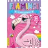 FLAMINGI BAJKOWO I KOLOROWO Z NAKLEJKAMI