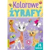 KOLOROWE ŻYRAFY Z NAKLEJKAMI