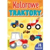KOLOROWE TRAKTORY Z NAKLEJKAMI