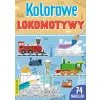 KOLOROWE LOKOMOTYWY Z NAKLEJKAMI