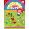 TĘCZOWE CYFERKI Z NAKLEJKAMI