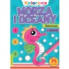 KOLOROWE MORZA I OCEANY Z NAKLEJKAMI