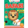 KOLOROWE SAFARI Z NAKLEJKAMI