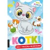 SERIA Z GWIAZDKĄ. KOTKI Z NAKLEJKAMI Z BROKATEM