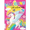 UNICORNY I PRZYJACIELE Z NAKLEJKAMI I BROKATEM