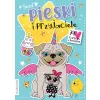 PIESKI I PRZYJACIELE Z NAKLEJKAMI I BROKATEM