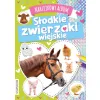 NAKLEJKOWY ALBUM SŁODKIE ZWIERZAKI WIEJSKIE Z NAKLEJKAMI Z BROKATEM