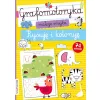 GRAFOMOTORYKA MAŁEGO SMYKA  RYSUJĘ I KOLORUJĘ Z NAKLEJKAMI