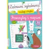ZABAWA SYLABAMI MAŁEGO SMYKA. PRZECZYTAJ I NAPISZ  Z NAKLEJKAMI
