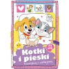 PIESKI I KOTKI KOLORUJEMY I NAKLEJAMY Z NAKLEJKAMI