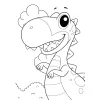 BAWIĘ SIĘ  I KOLORUJĘ  DINOZAURY