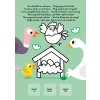 POKOLORUJ ILUSTRACJE  CZYTAM I NAKLEJAMI W DOMU NA WSI Z NAKLEJKAMI