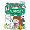 CZYTAM I KOLORUJE   W DOMU W ZAGRODZIE Z NAKLEJKAMI