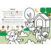 CZYTAM I KOLORUJE   W DOMU W ZAGRODZIE Z NAKLEJKAMI