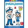 POLICJANCI Z NAKLEJKAMI  GRUBA KRESKA