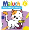 MALUCH MÓWI , WSKAZUJE I KOLORUJE MIAU