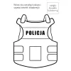 POLICJANCI Z NAKLEJKAMI  GRUBA KRESKA