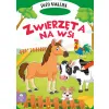 TECZKA ZWIERZĘTA NA WSI  Z PODWÓJNYMI NAKLEJKAMI
