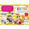KOTKI (Z NAKLEJKAMI Z BROKATEM) - KOLOROWY ŚWIAT ZABAW I ŚWIETNE POMYSŁY NA SPĘDZANIE CZASU