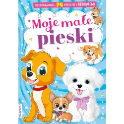 MOJE MAŁE PIESKI (KOLOROWANKA Z NAKLEJKAMI I BROKATEM!!! )