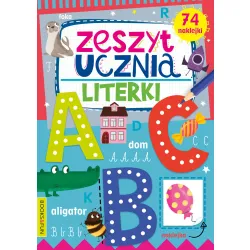 ZESZYT UCZNIA. LITERKI Z NAKLEJKAMI