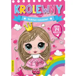 KRÓLEWNY BAJKOWO I KOLOROWO Z NAKLEJKAMI