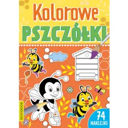 KOLOROWE PSZCZÓŁKI Z NAKLEJKAMI