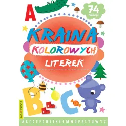 KRAINA KOLOROWYCH LITEREK Z NAKLEJKAMI