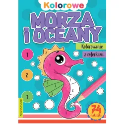 KOLOROWE MORZA I OCEANY Z NAKLEJKAMI