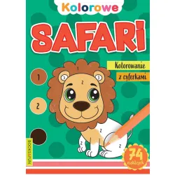 KOLOROWE SAFARI Z NAKLEJKAMI