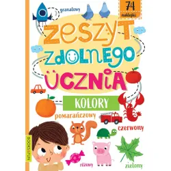KOLORY . ZESZYT ZDALNEGO UCZNIA Z NAKLEJKAMI
