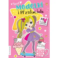 MODELKI I PRZYJACIELE Z NAKLEJKAMI I BROKATEM