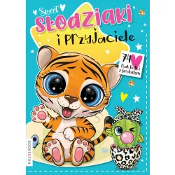 SŁODZIAKI I PRZYJACIELE Z NAKLEJKAMI I BROKATEM