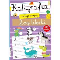 KALIGRAFIA MAŁEGO SMYKA PISZĘ LITERKI Z NAKLEJKAMI