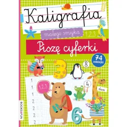 KALIGRAFIA MAŁEGO SMYKA PISZĘ CYFERKI Z NAKLEJKAMI