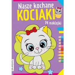 NASZE KOLOROWE KOTKI Z NAKLEJKAMI