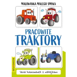 MALOWANKA MAŁEGO SMYKA  PRACOWITE TRAKTORY Z NAKLEJKAMI