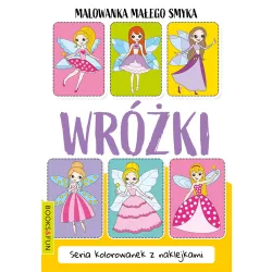 MALOWANKA MAŁEGO SMYKA   WRÓŻKI Z NAKLEJKAMI
