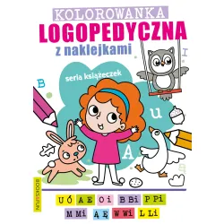 KOLOROWANKA LOGOPEDYCZNA Z NAKLEJKAMI 1