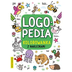 LOGOPEDIA KOLOROWANKA Z NAKLEJKAMI 4