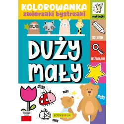 ZWIERZAKI BYSTRZAKI. DUŻY MAŁY Z NAKLEJKAMI