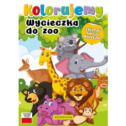KOLORUJEMY   WYCIECZKA DO ZOO Z NAKLEJKAMI