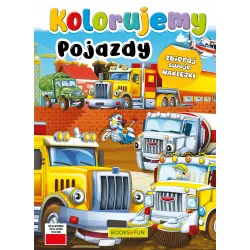 KOLORUJEMY POJAZDY  Z NAKLEJKAMI
