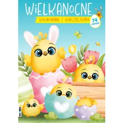 WIELKANOCNE KOLOROWANIE Z KURCZAKAMI