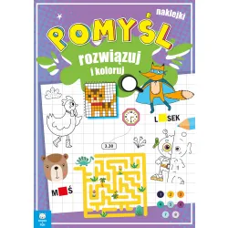 POMYŚL ROZWIĄZUJ I KOLORUJ