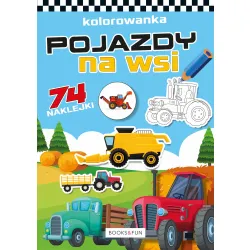 POJAZDY NA WSI- KOLOROWANKA