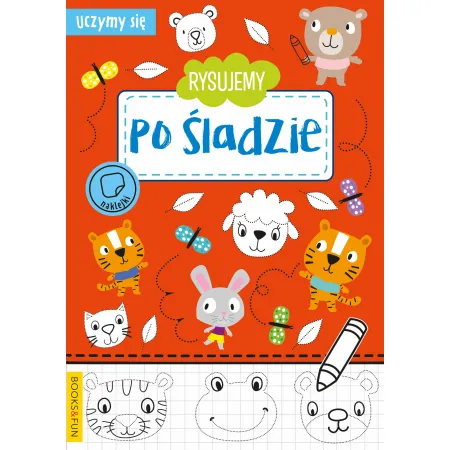 RYSUJEMY PO ŚLADZIE (Z NAKLEJKAMI)