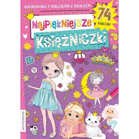 NAJPIĘKNIEJSZE KSIĘŻNICZKI- NAKLEJKI Z BROKATEM